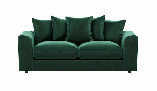 Green Plush Velvet Sofas