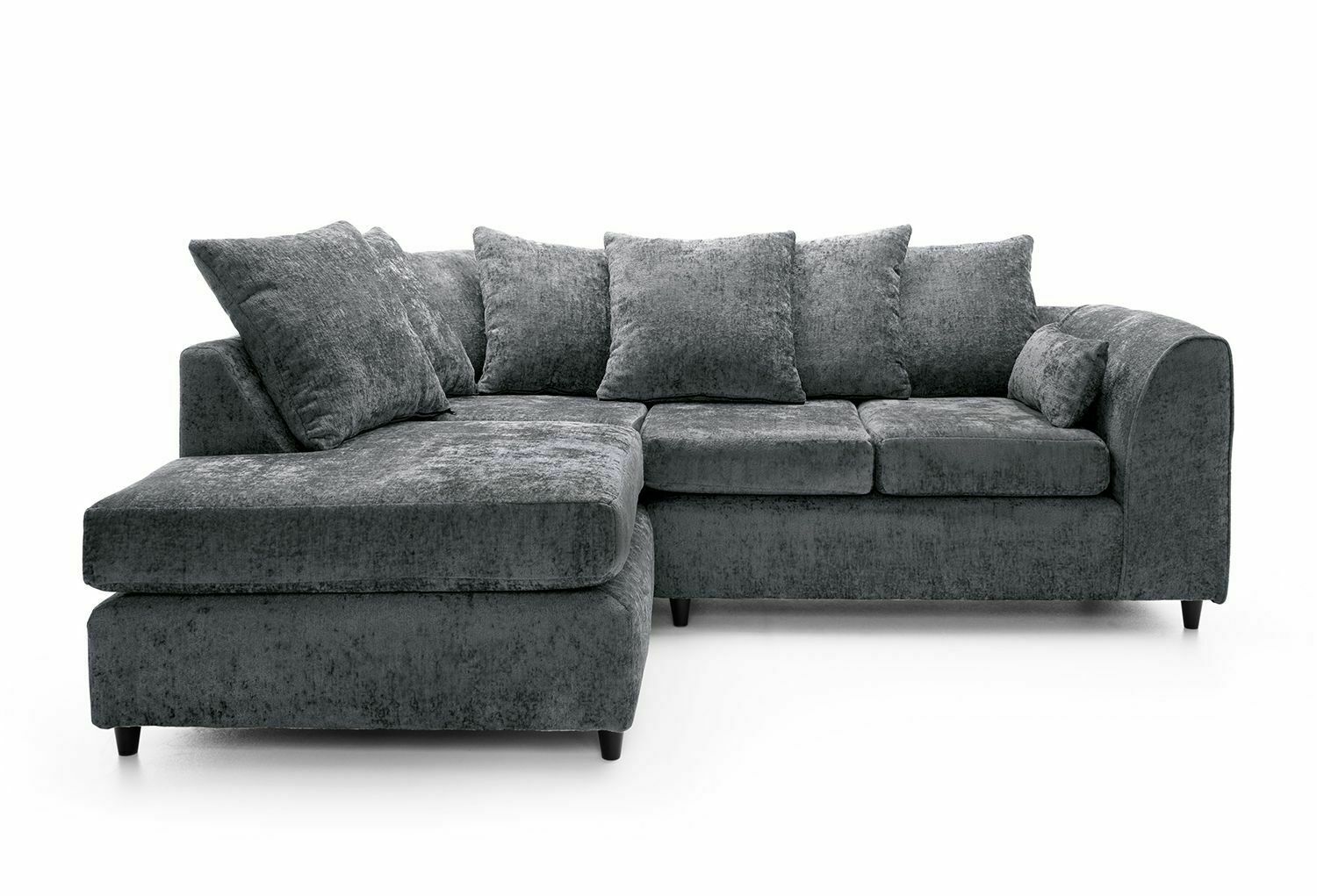 Gray shop chenille sofa